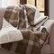 Woolrich Down Alternative Plaid Throw Premium Soft Cozy Spun for Bed, Couch or Sofa (50x70, Lumberjack Brown)